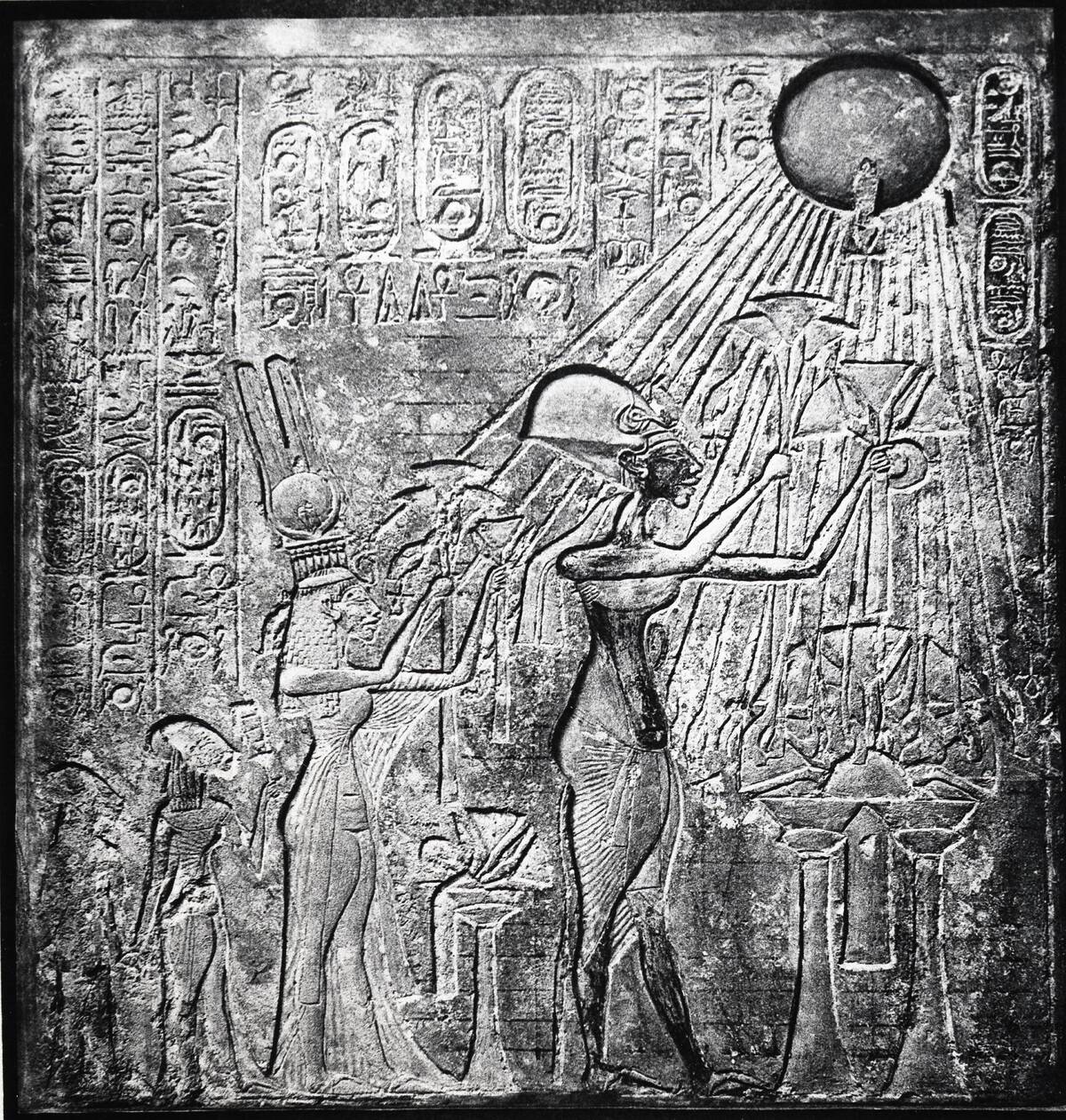 Akhenaten (Amenhotep IV) heretic Egyptian pharaoh.