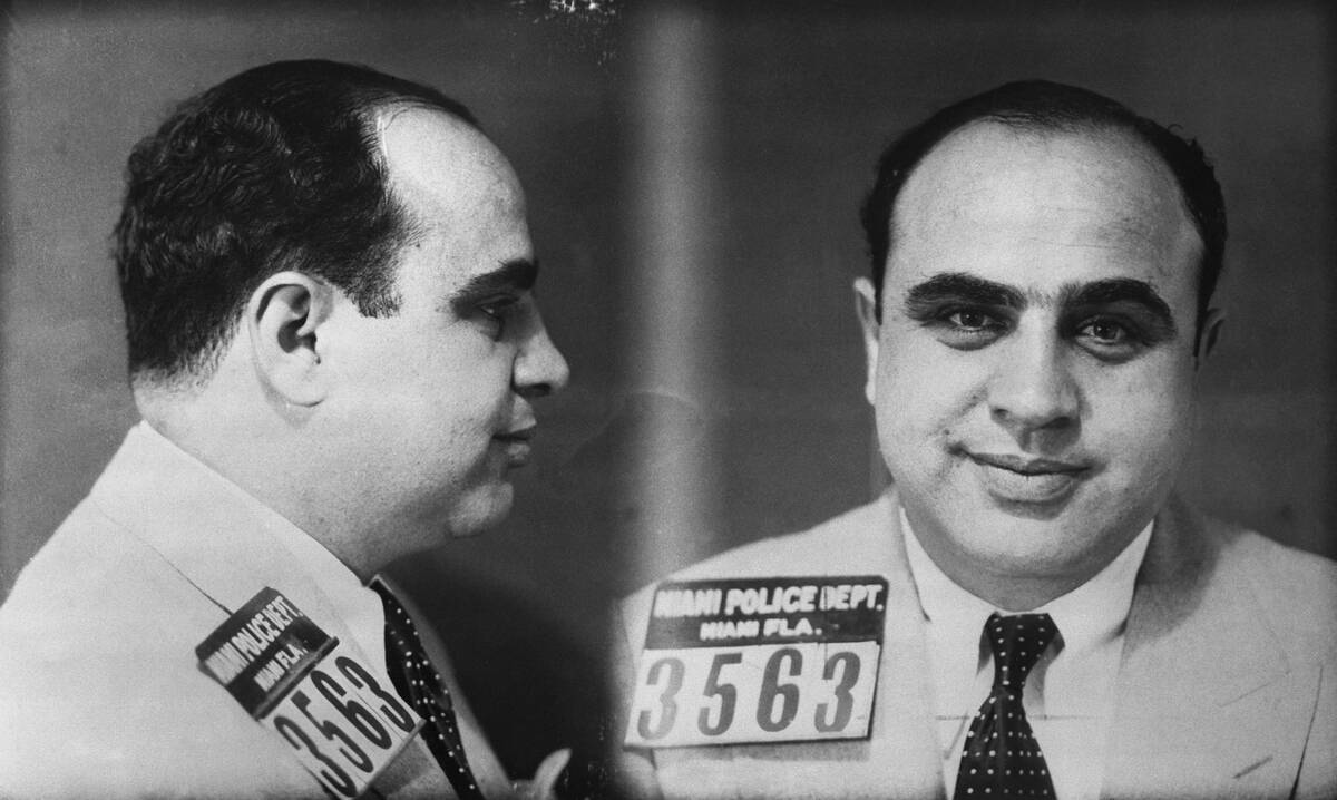 Mug Shot of Gangster Al Capone