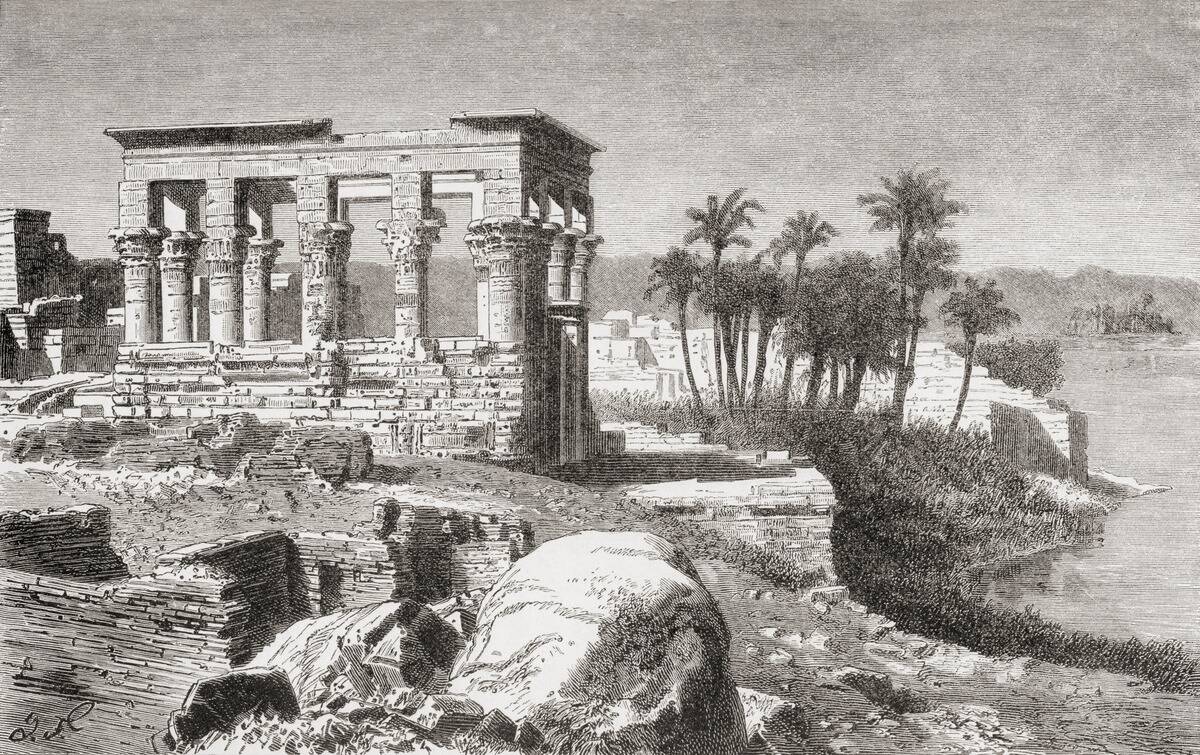 Remains Of The Temple At Philae