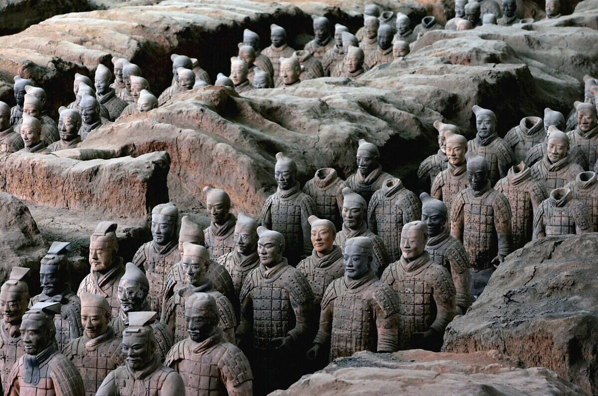 Replica Qin Terracotta Warriors Produced For Export