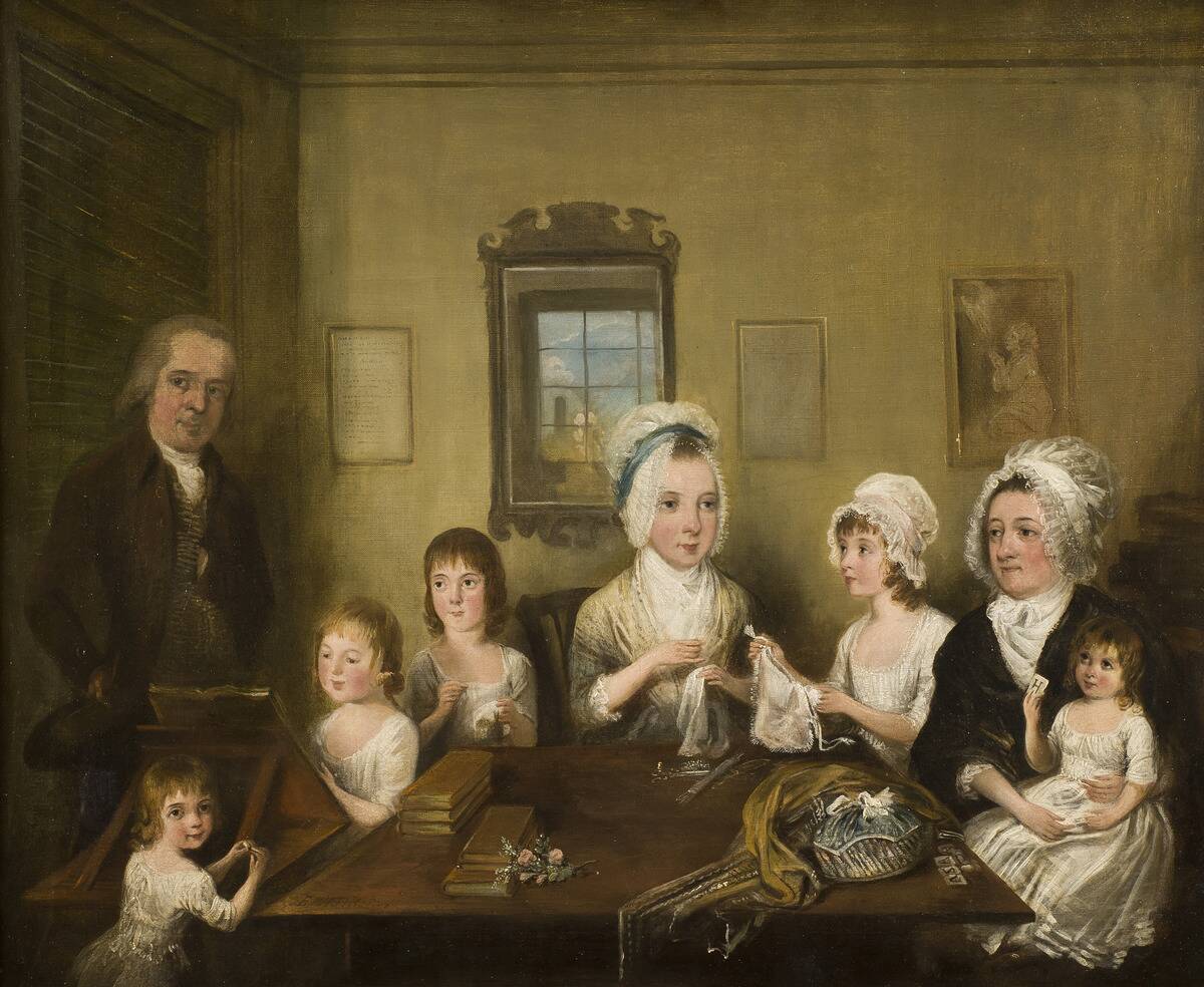 Portrait Of The Latrobe Family Of Fulneck