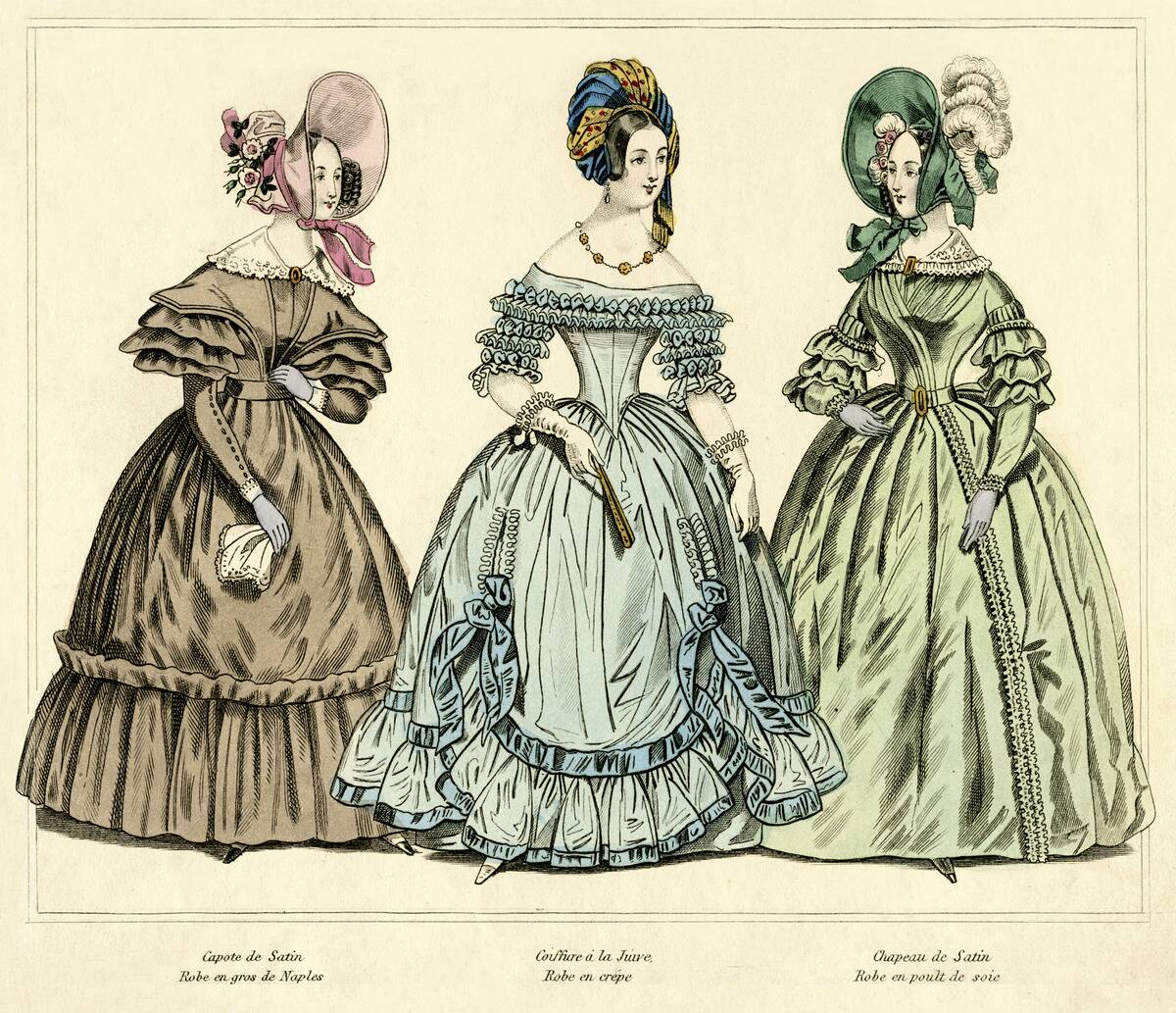 French fashion from 1837