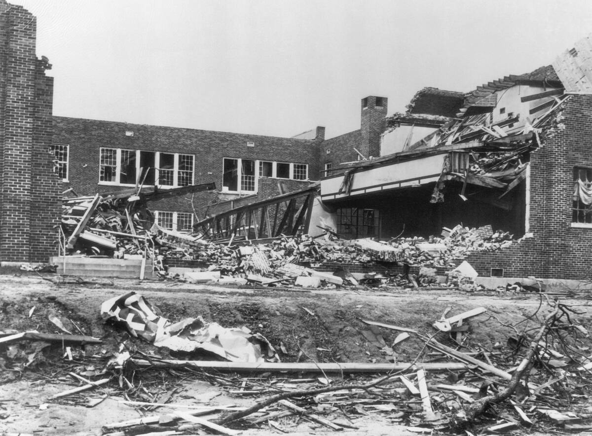 Tornado Damaged School in Tupelo