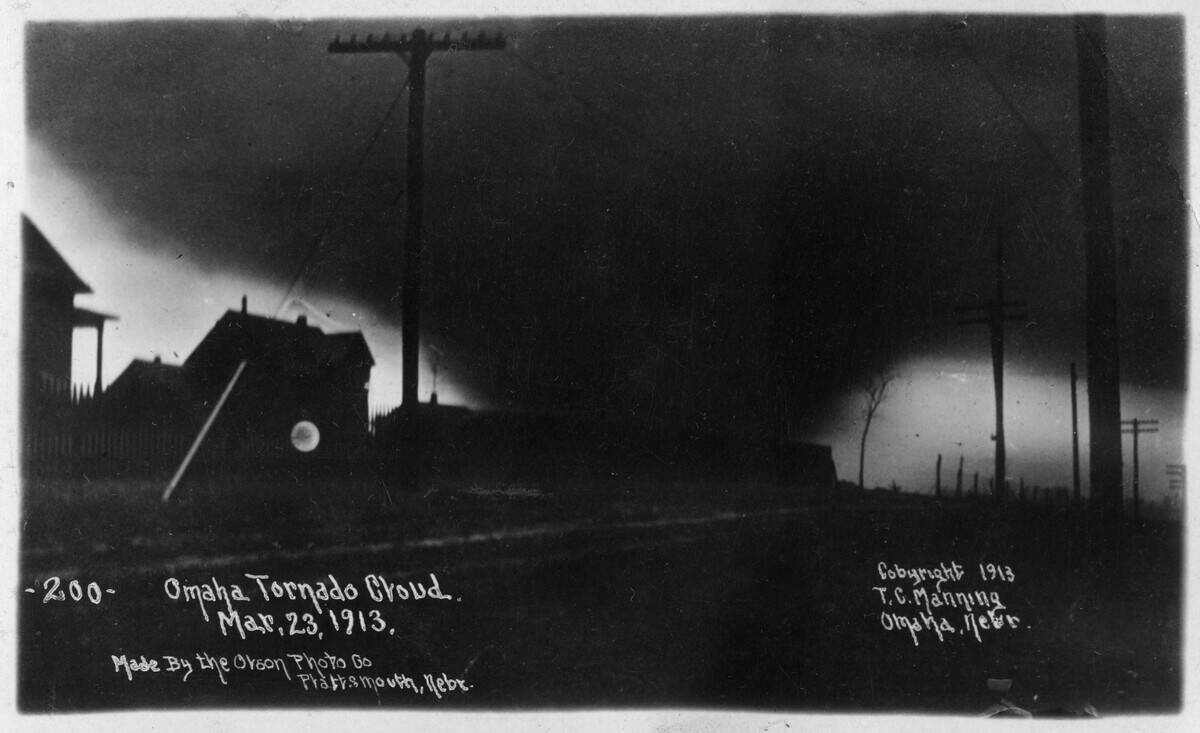 Tornado Funnel In Nebraska