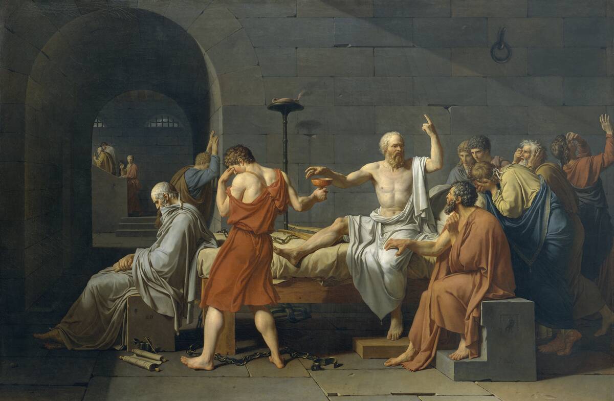 Death Of Socrates By David