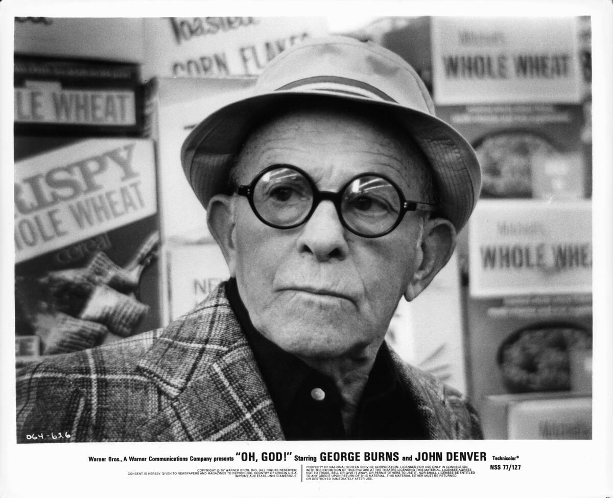 George Burns In 'Oh, God!'