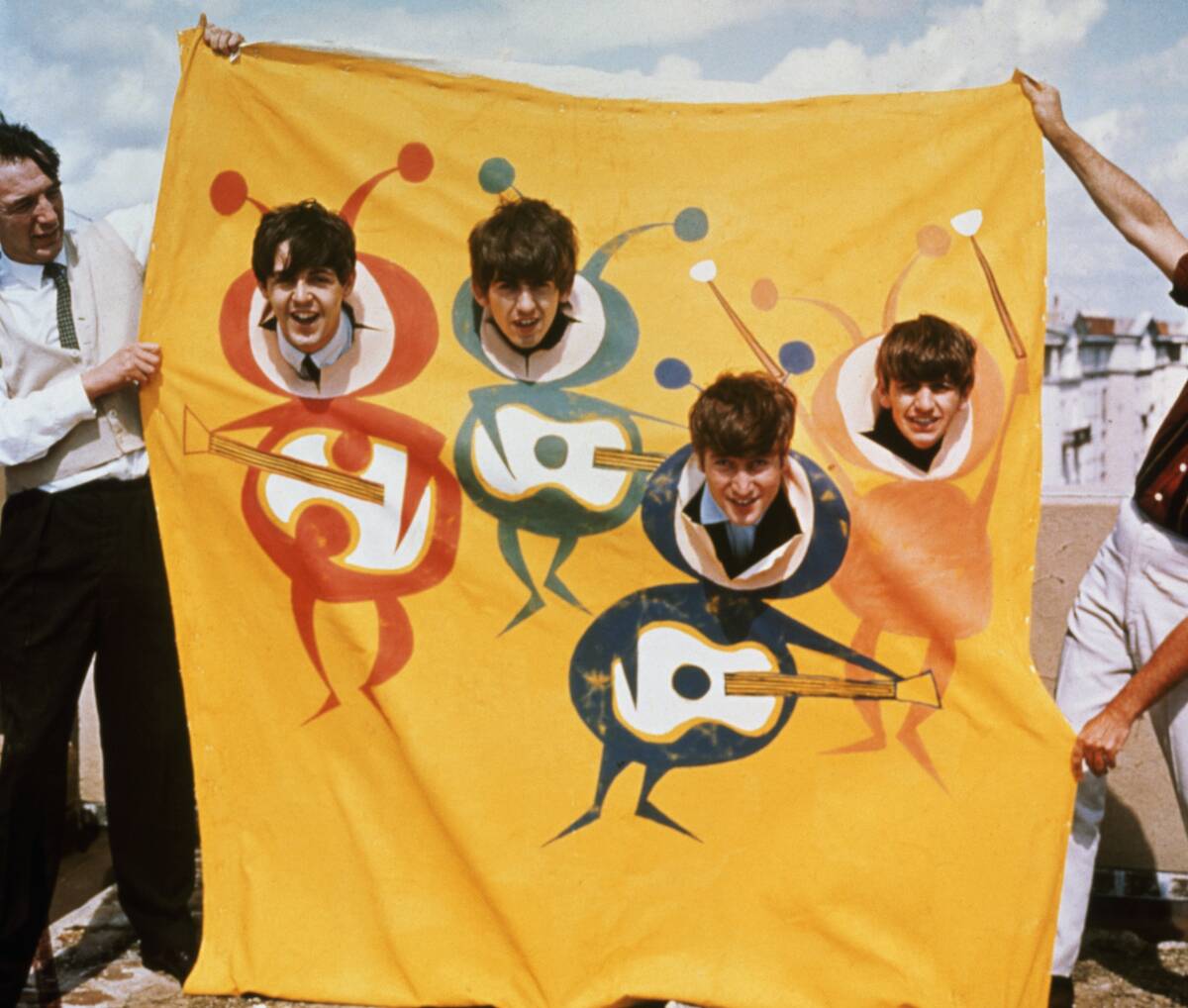 The Beatles at a Publicity Event