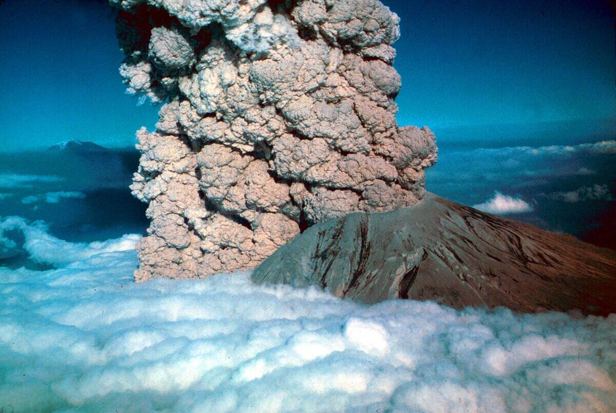 Volcanic eruption
