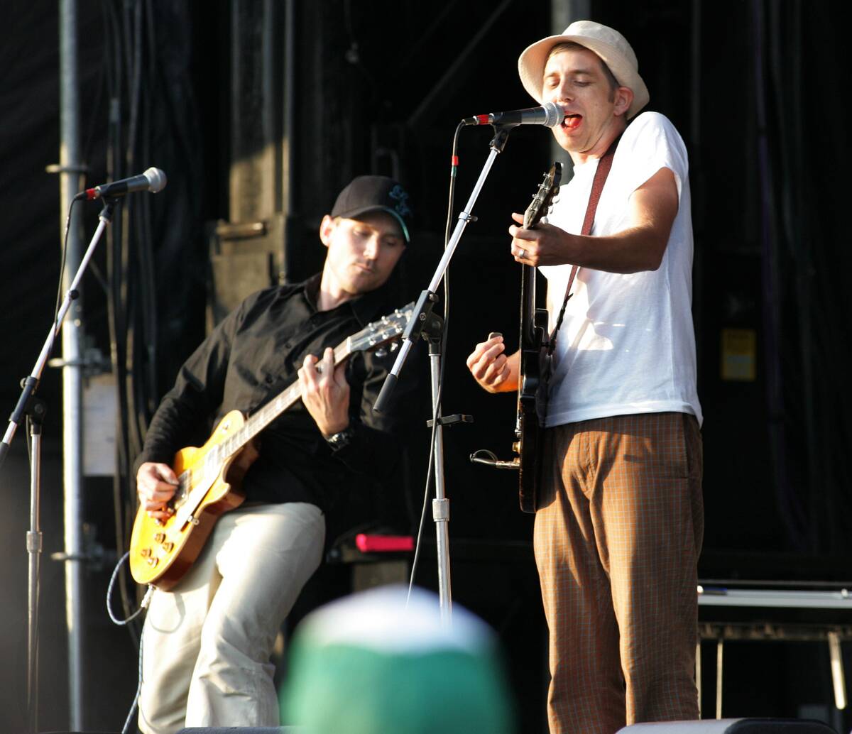 Weakerthans RB 04 06-23-06 Rock band Weakerthans at Fort York for Monday Review . .