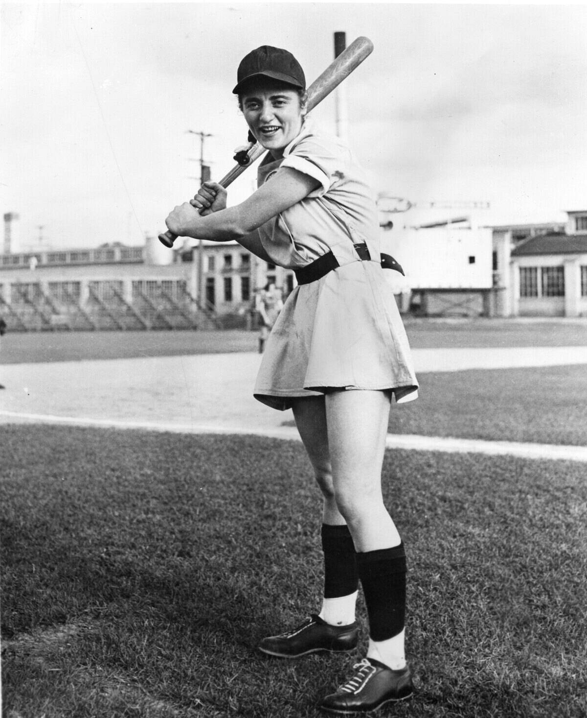 Ernestine 'Teeny' Petras Kenosha Comets 1949 AAGBL
