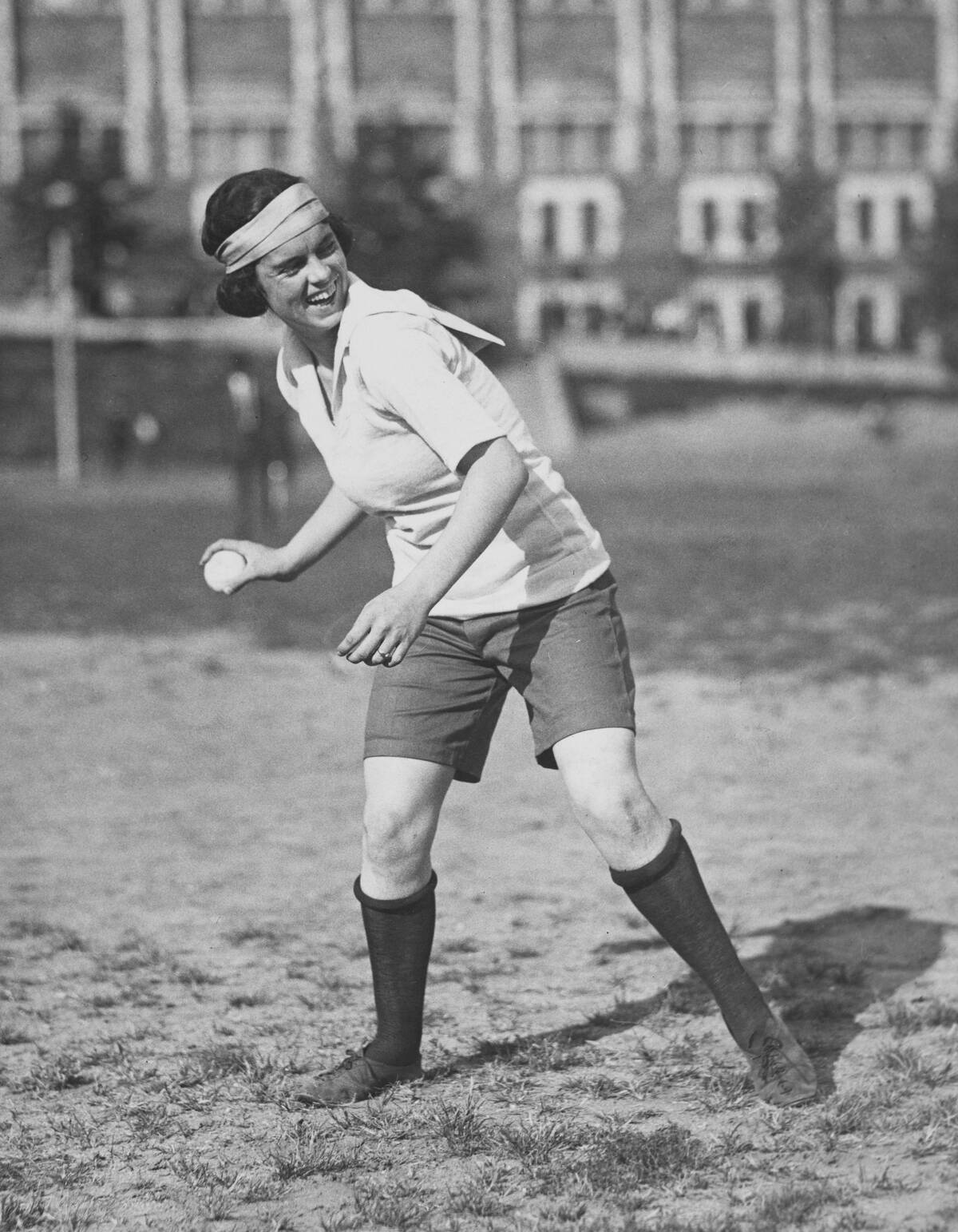 Female Baseball Player