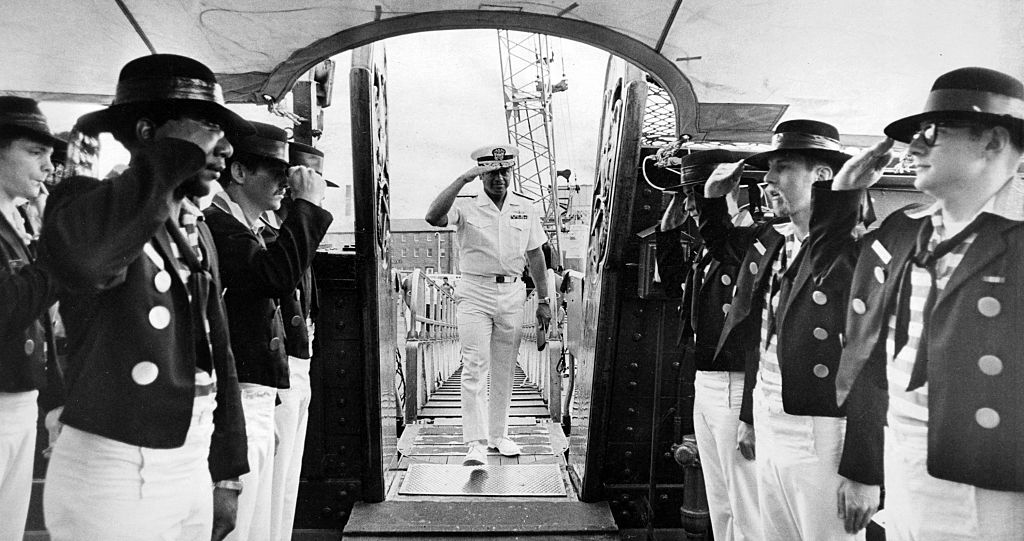 Queen Elizabeth Visited The Ship During America's Bicentennial Celebrations