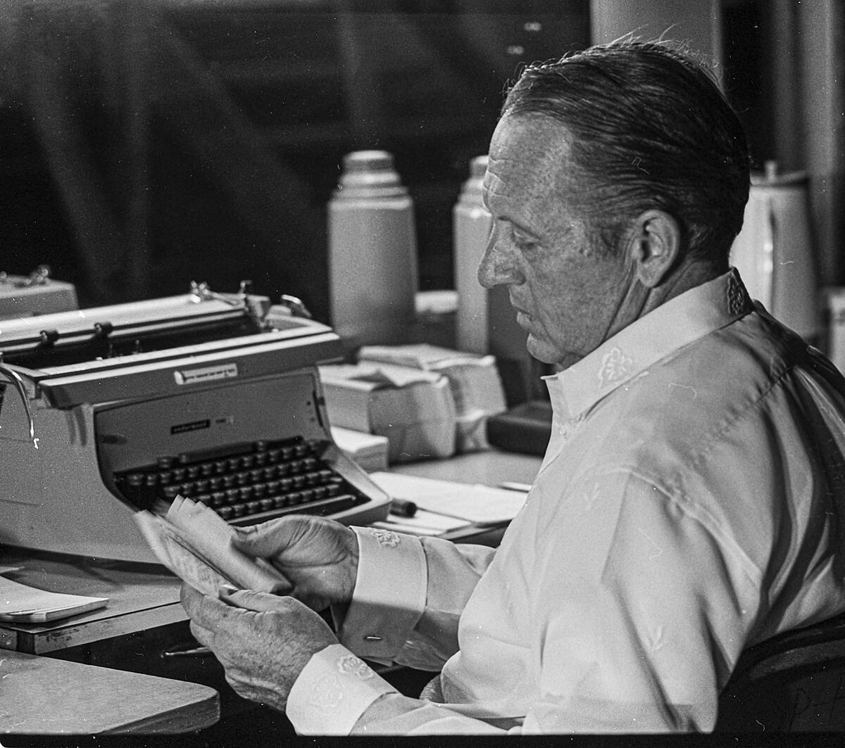 Art Linkletter Types Backstage