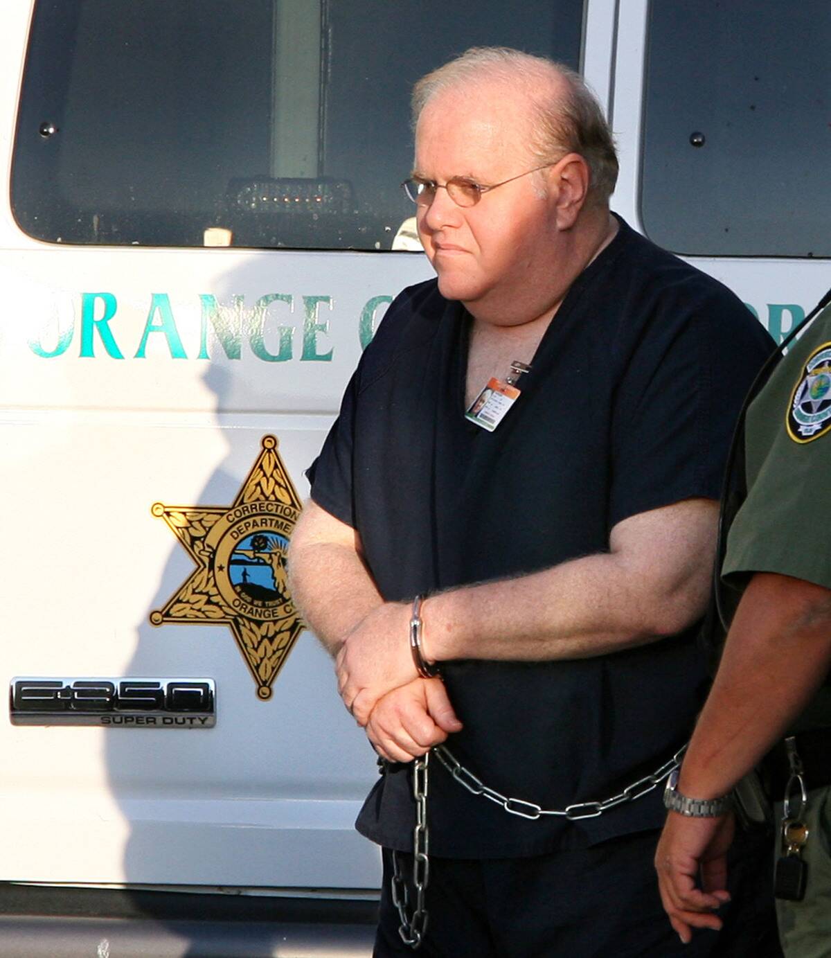 Music mogul Lou Pearlman arrives at the George C. Young fede