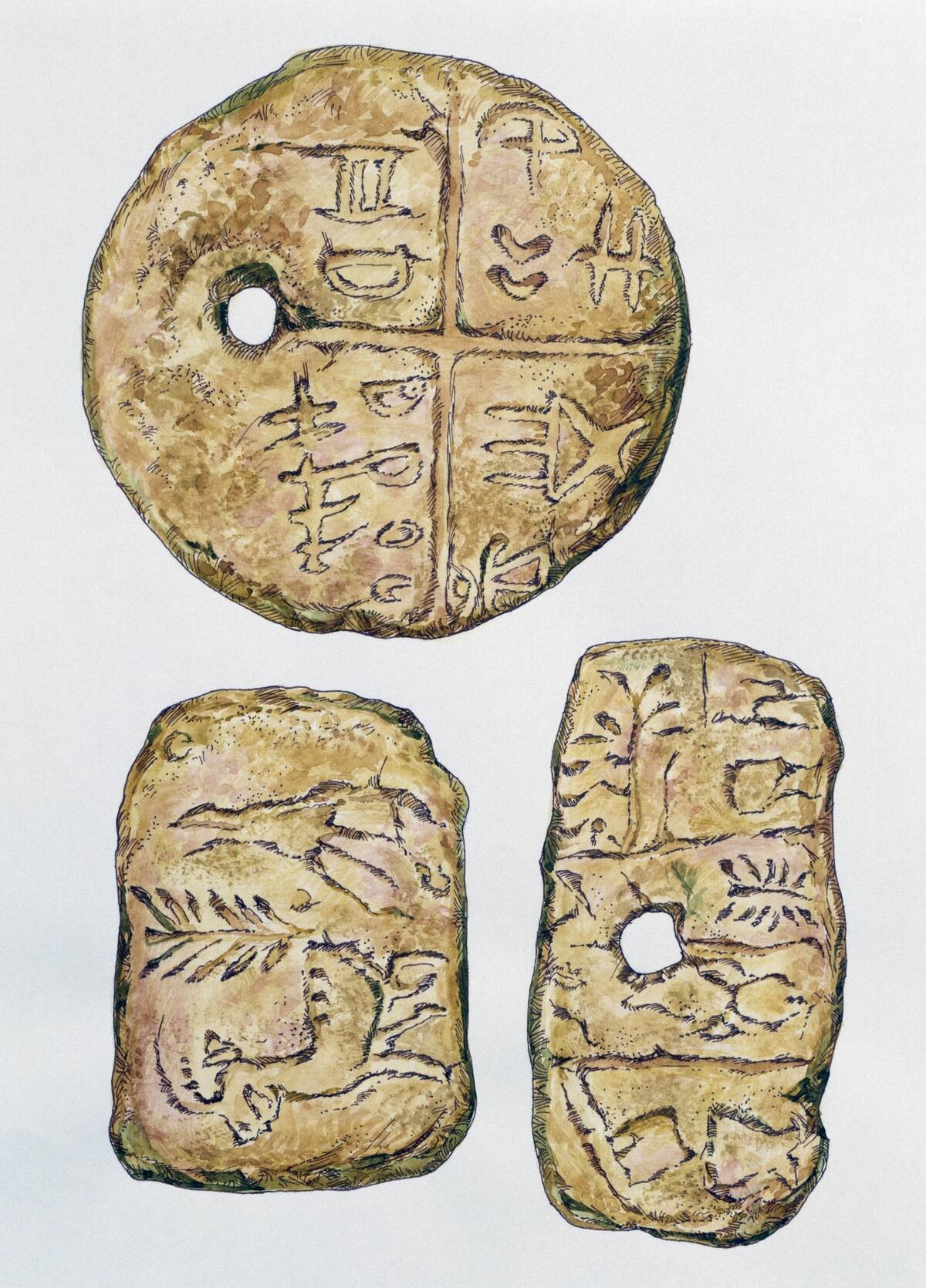 Terracotta Tartaria tablets...