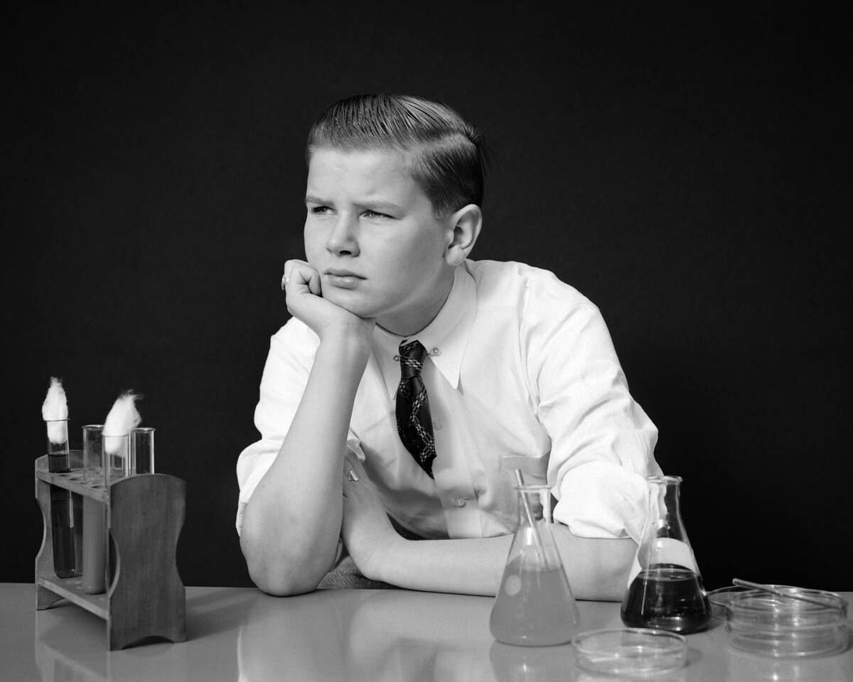 1940s Thoughtful Pre-Teen