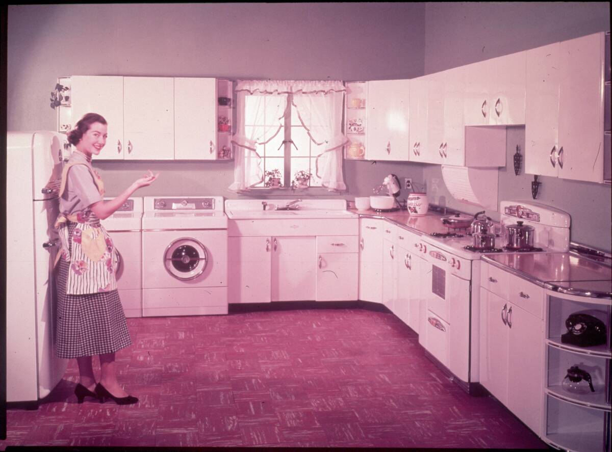 1950s Kitchen Interior