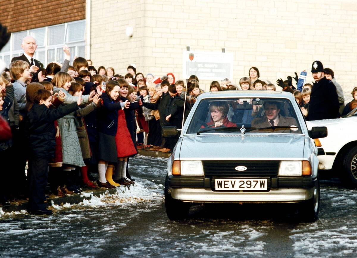 Diana Driving Ford Car