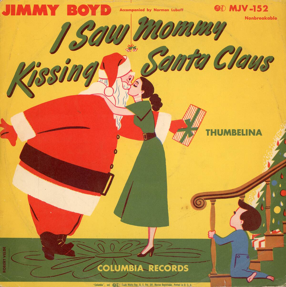 Jimmy Boyd's 'I Saw Mommy Kissing Santa Claus' 78rpm Single
