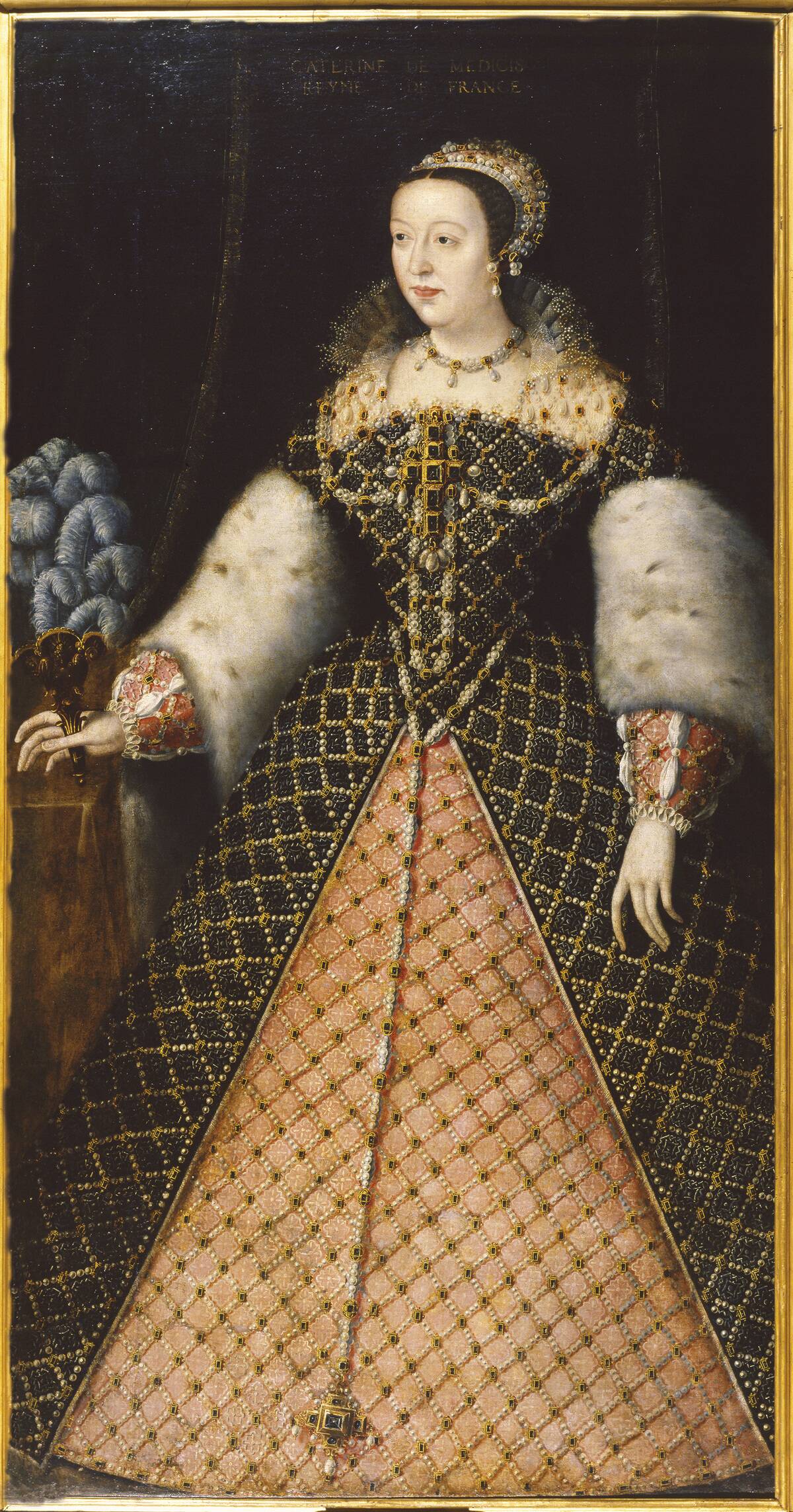 Portrait Of Catherine De Medici (1519-1589)