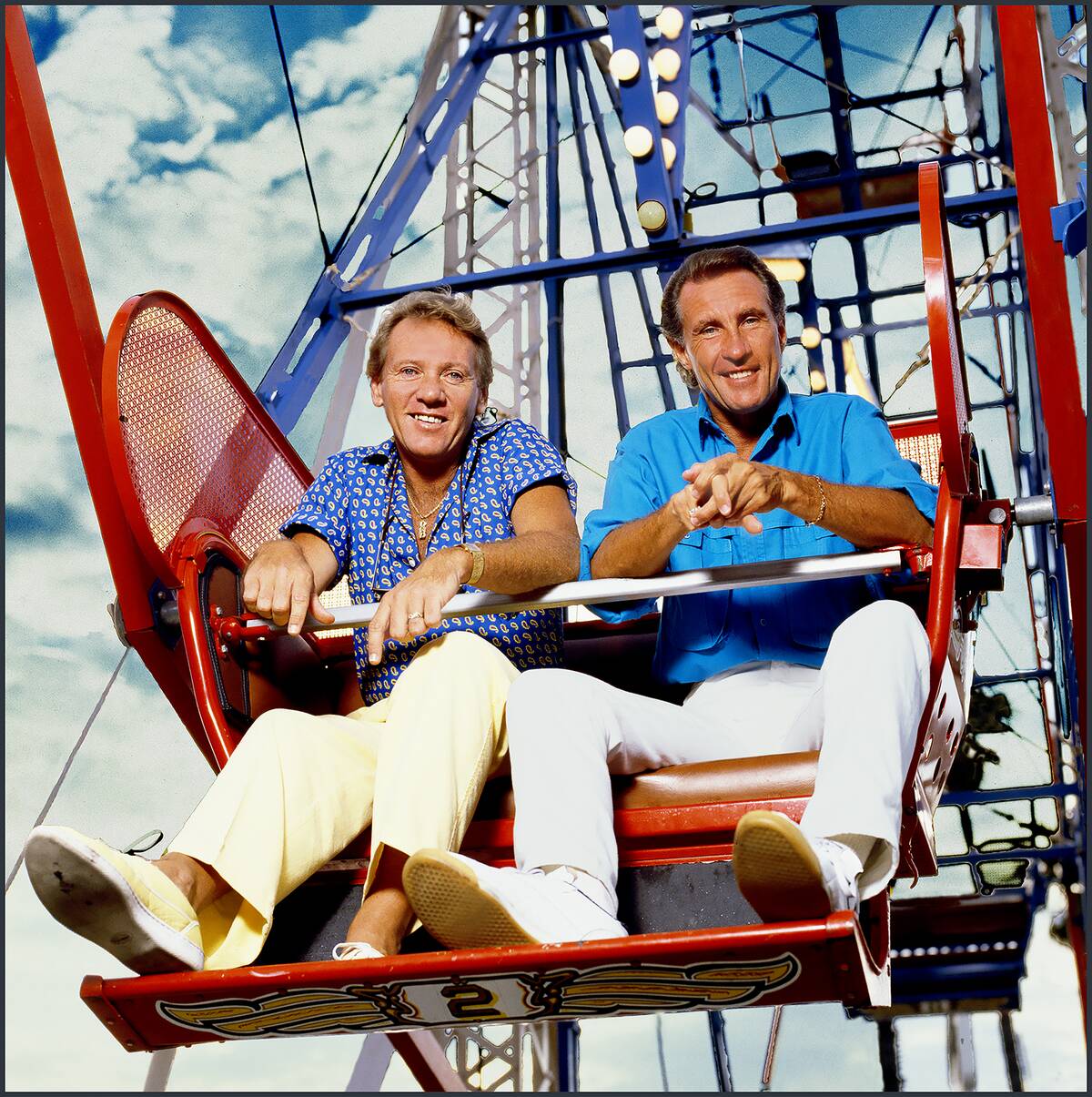 Portrait Of The Righteous Brothers On Ferris Wheel