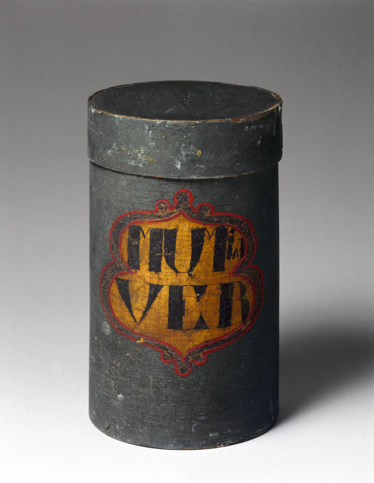 Powdered mummy container, European, c 1600-1800.