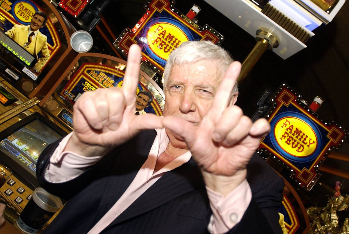 Richard Dawson Launches New Family Feud Video Slots at MGM Grand Hotel