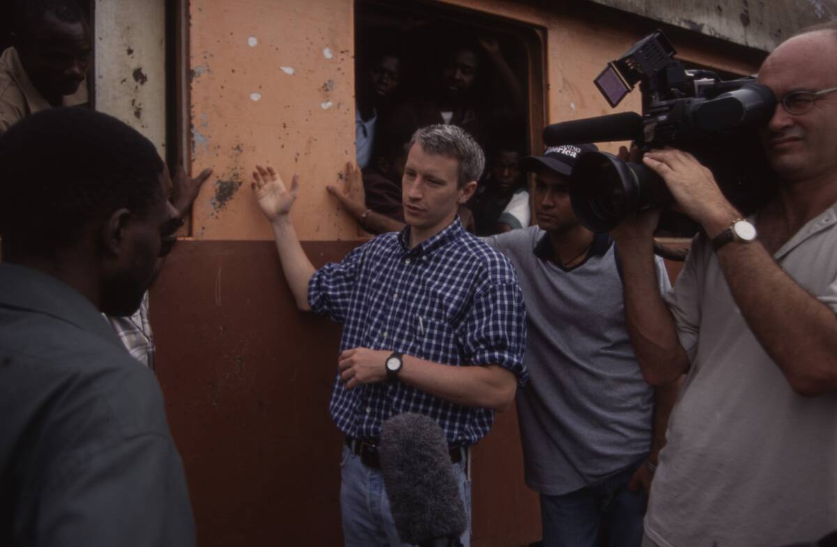Anderson Cooper Reporting From Democratic Republic Of The Congo