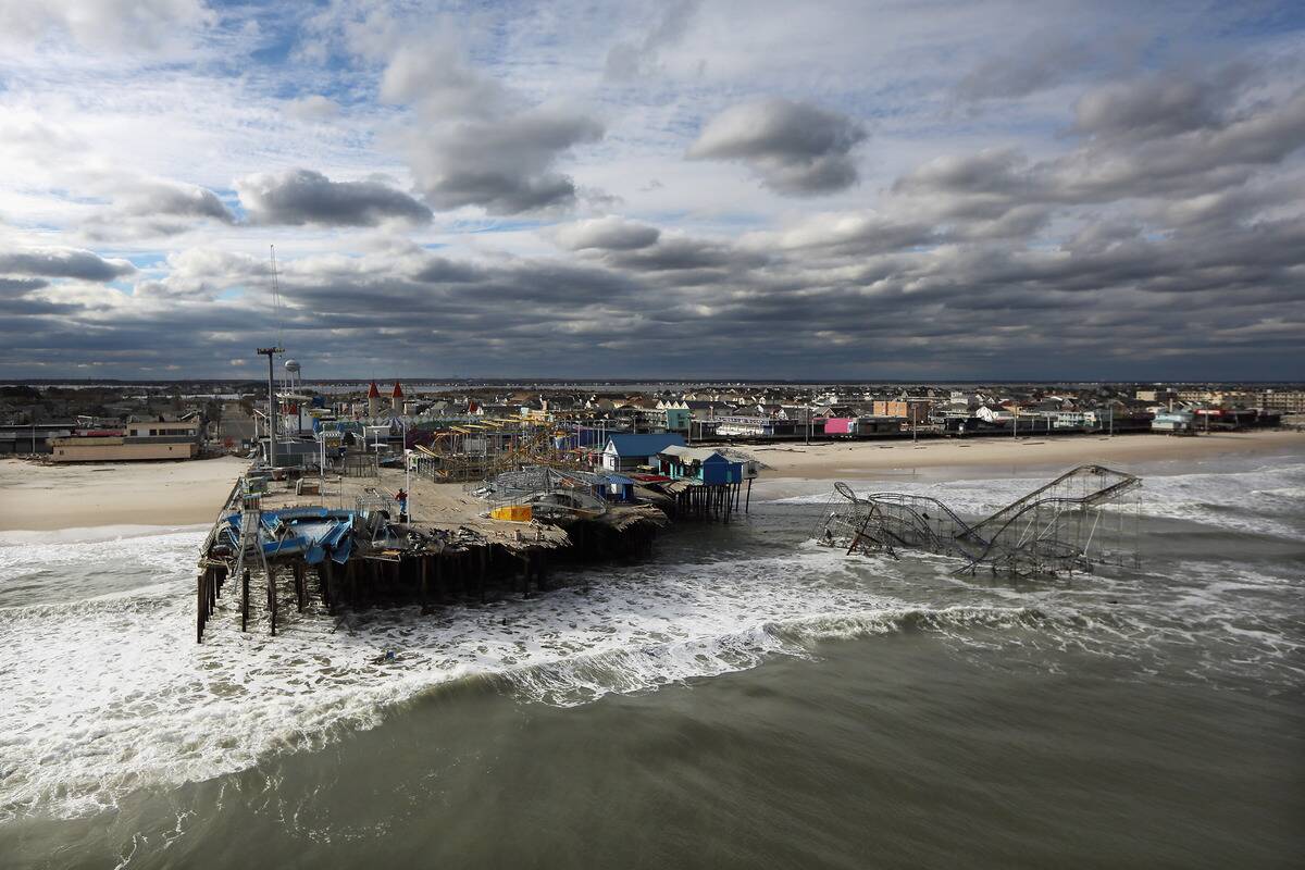 East Coast Begins To Clean Up And Assess Damage From Hurricane Sandy