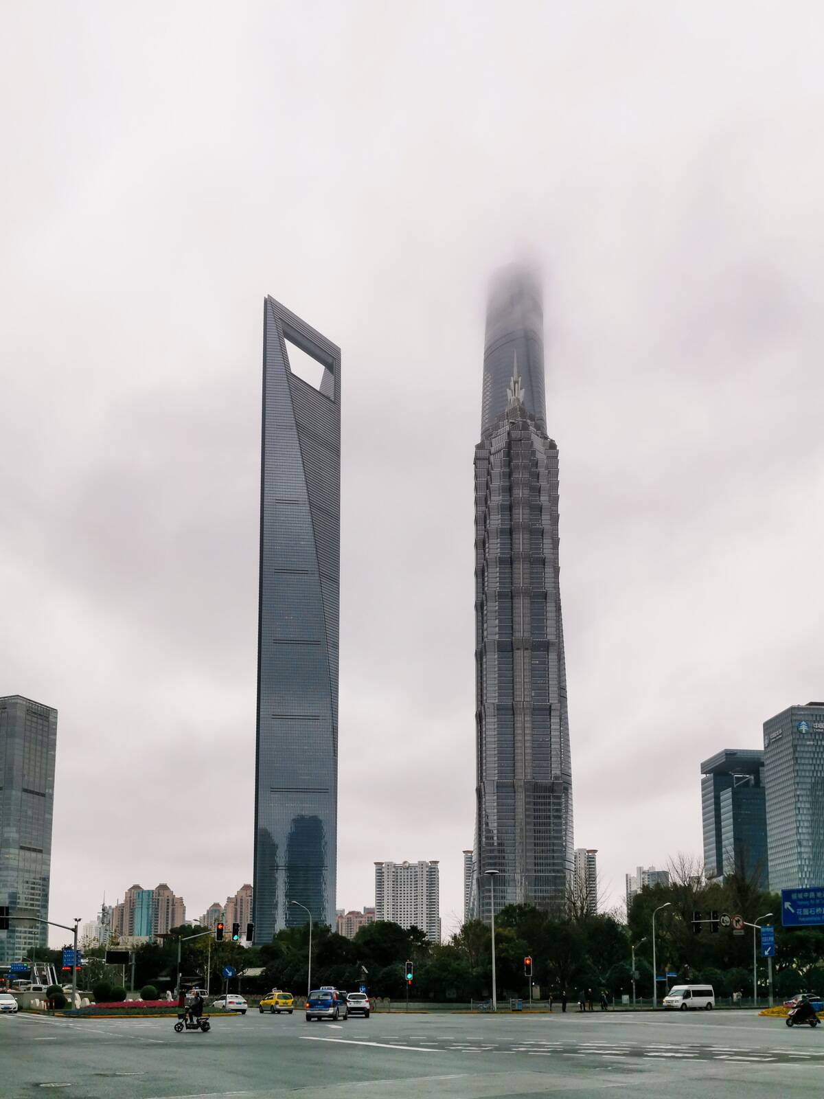 High Rise Buildings In Shanghai, China