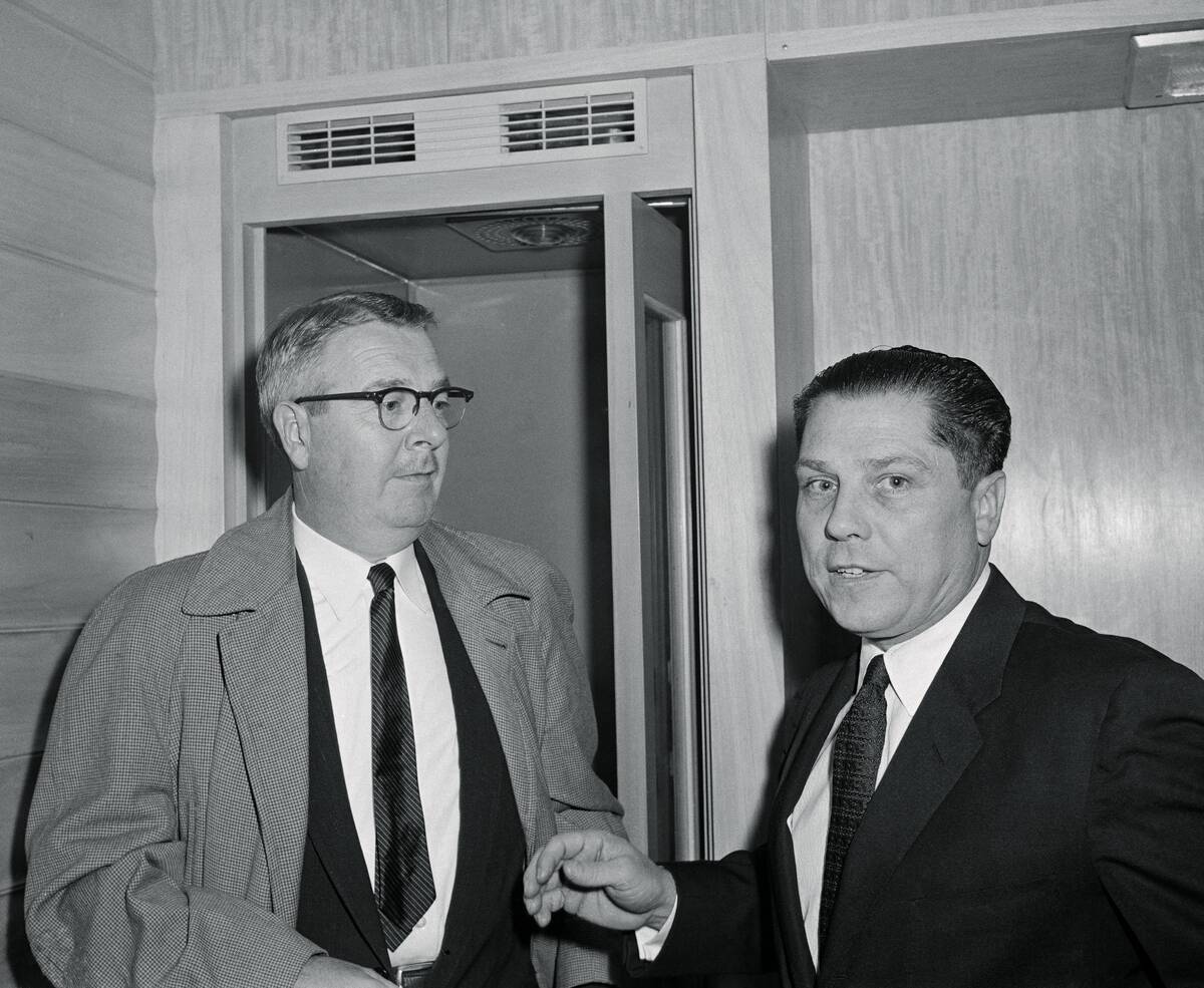 James Hoffa with Einer Mohn