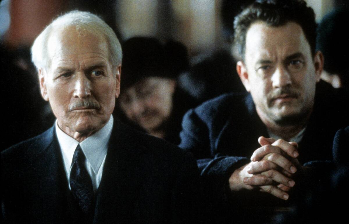 Paul Newman And Tom Hanks In 'Road To Perdition'