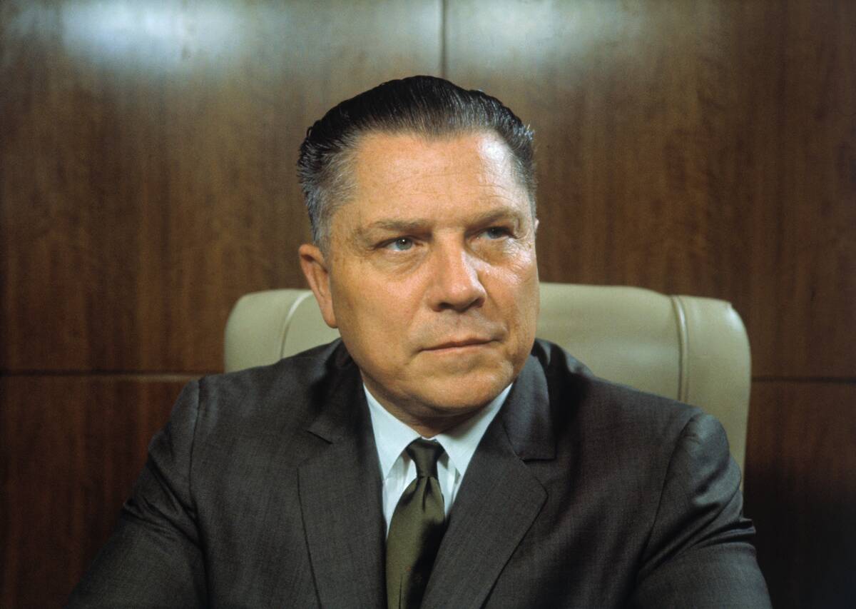 Teamsters Union President Jimmy Hoffa