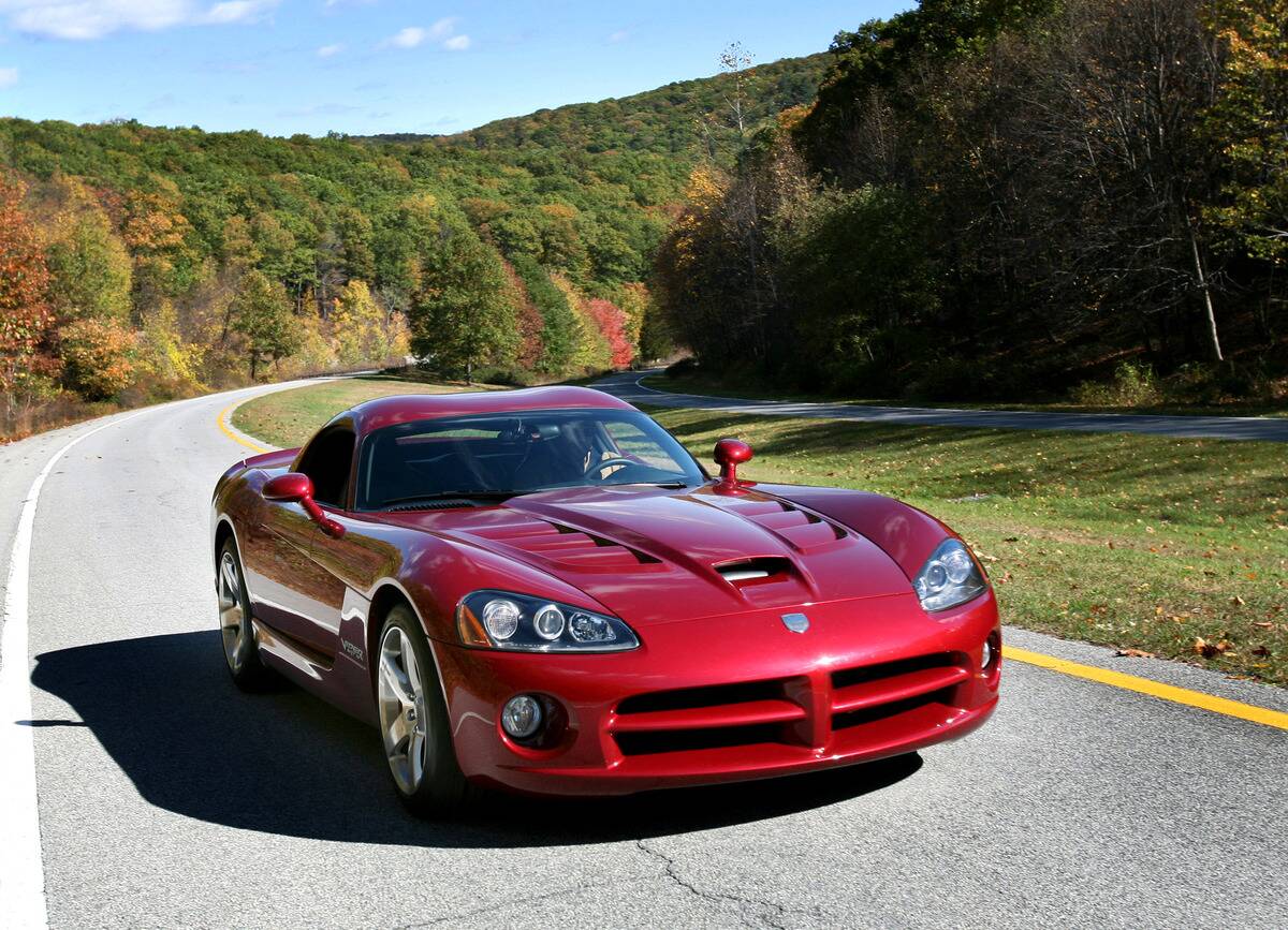 The 2008 Dodge Viper SRT10 is driven in Bear Mountain State