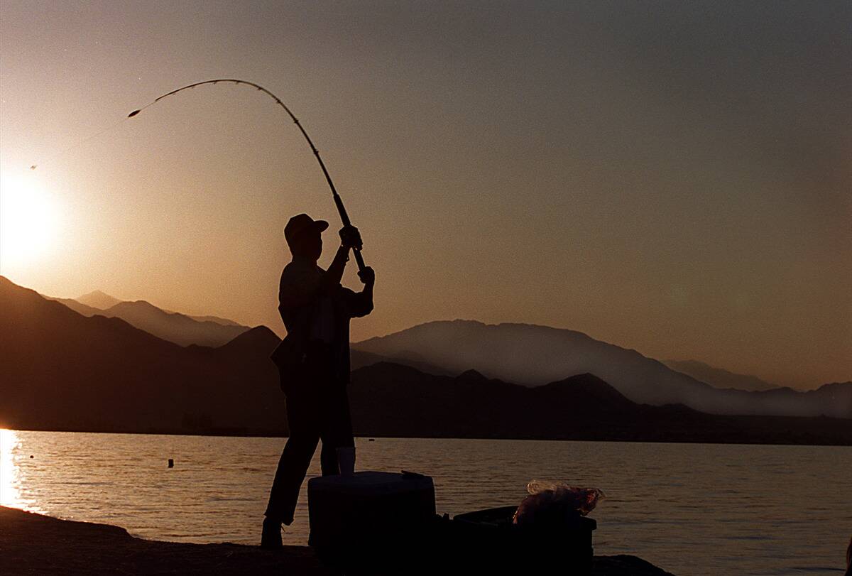 008548.ME.0517.salton.1.LS. A fisherman casts a line into the Salton Sea, where organizers are plann