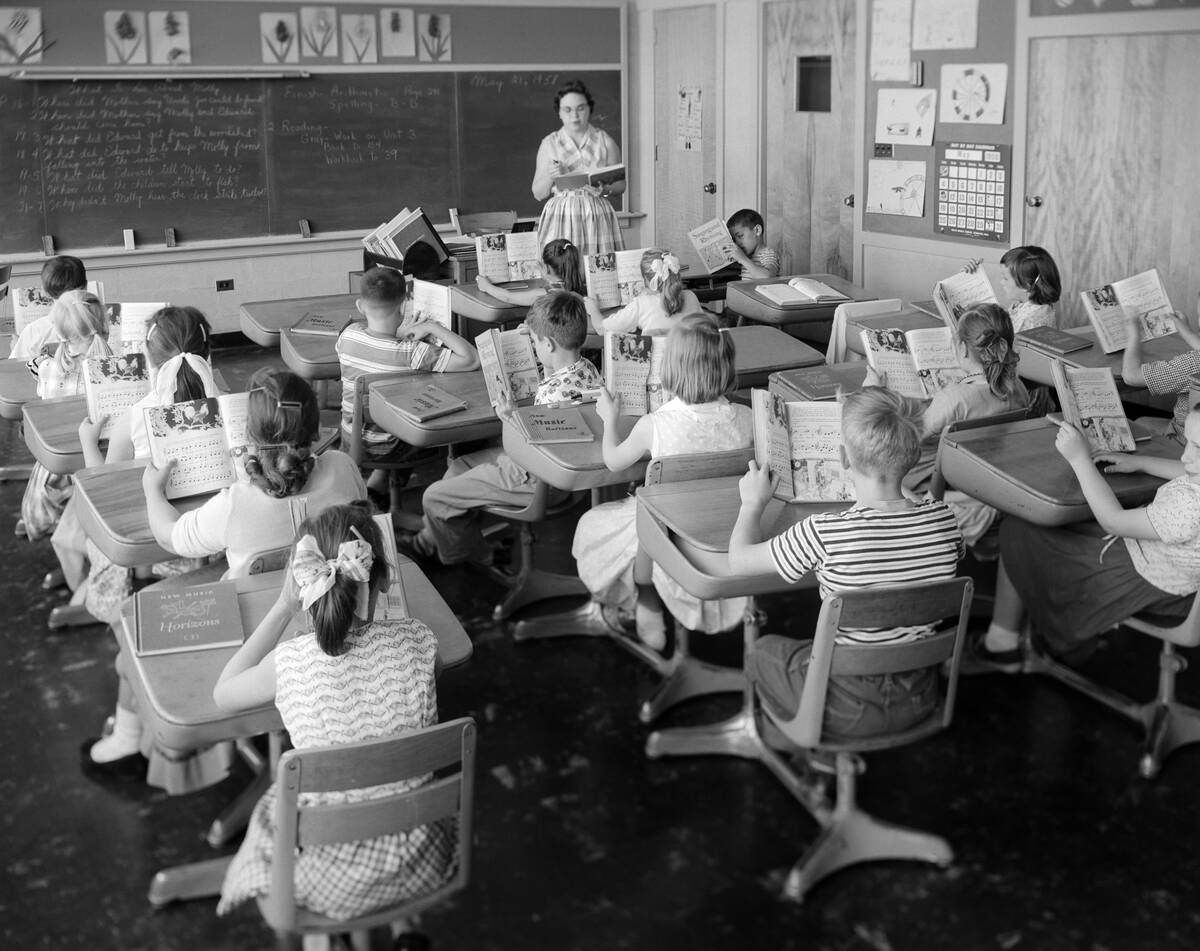 1950s 1960s Elementary Classroom