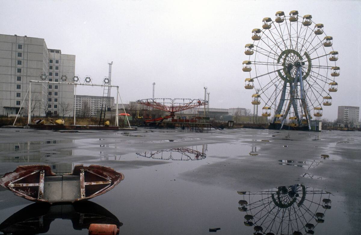 Abandoned Amusement Park near Chernobyl