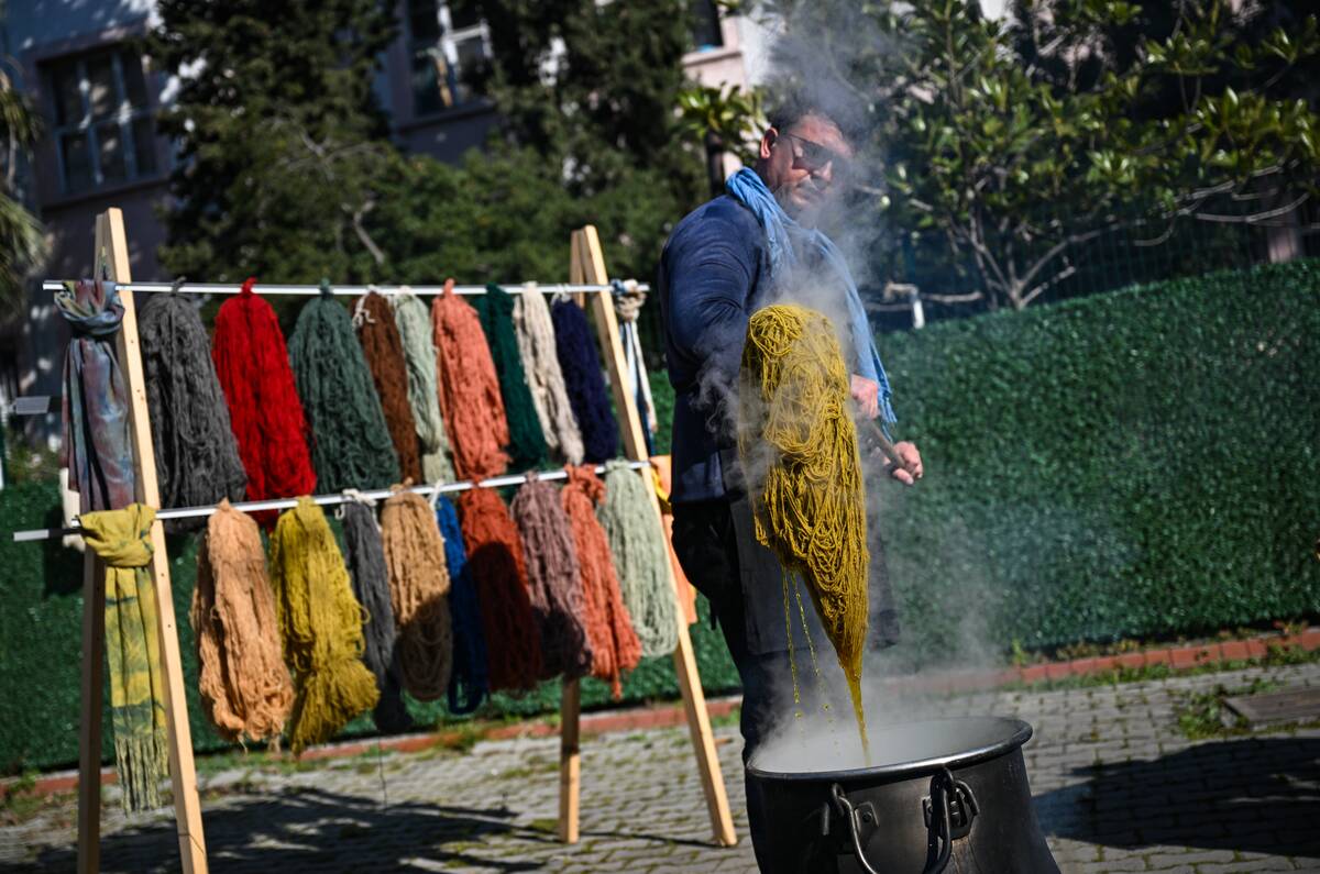 Aegean's unique hand weavings are produced at Izmir's Weaving Center
