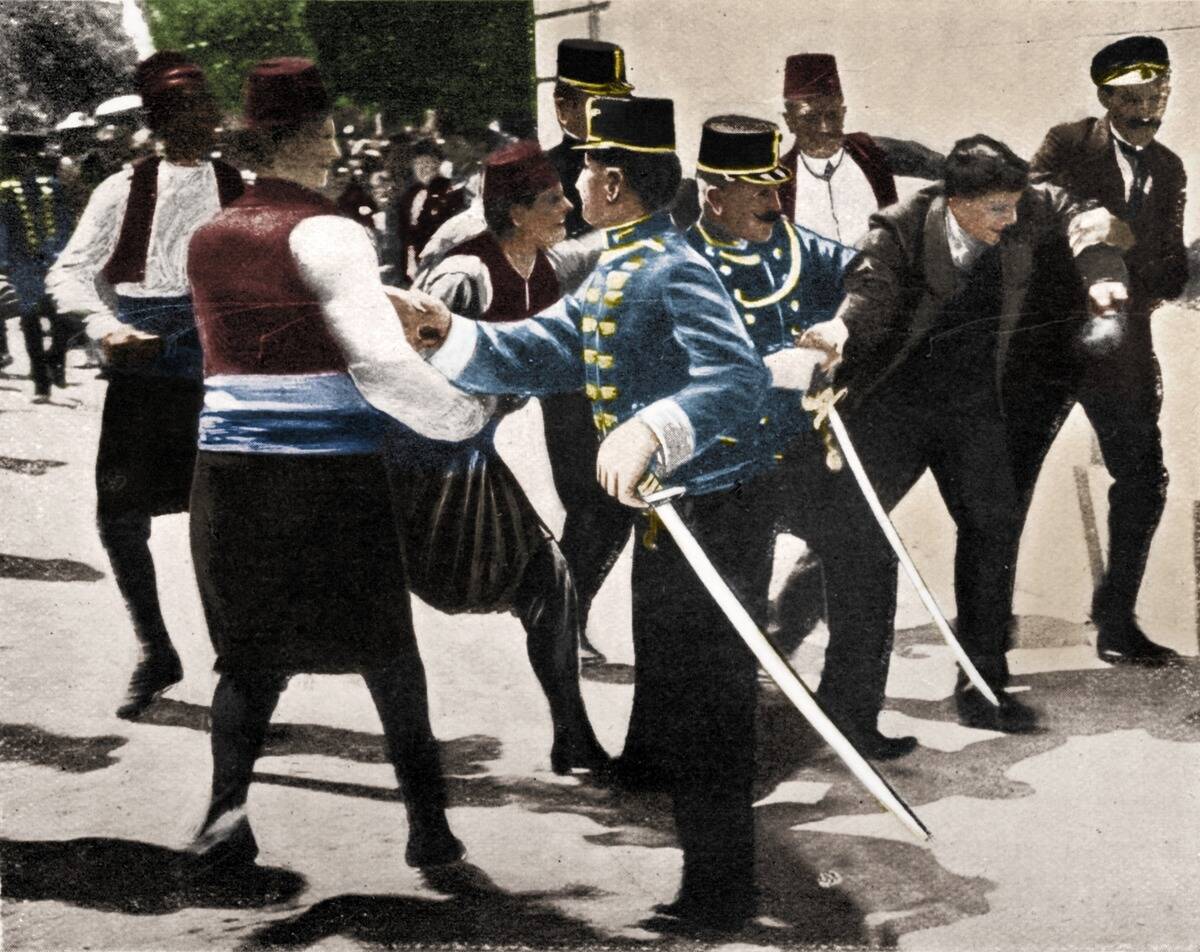 Arrest Of Gavrilo Princip