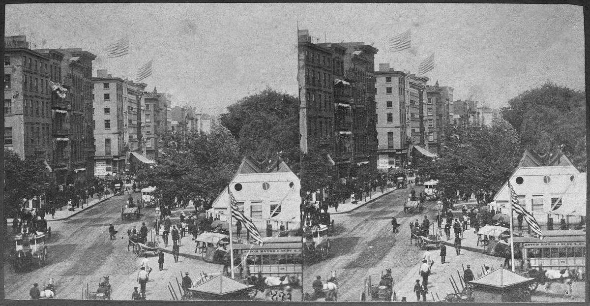 Broadway From The Corner Of Fulton Street, NYC