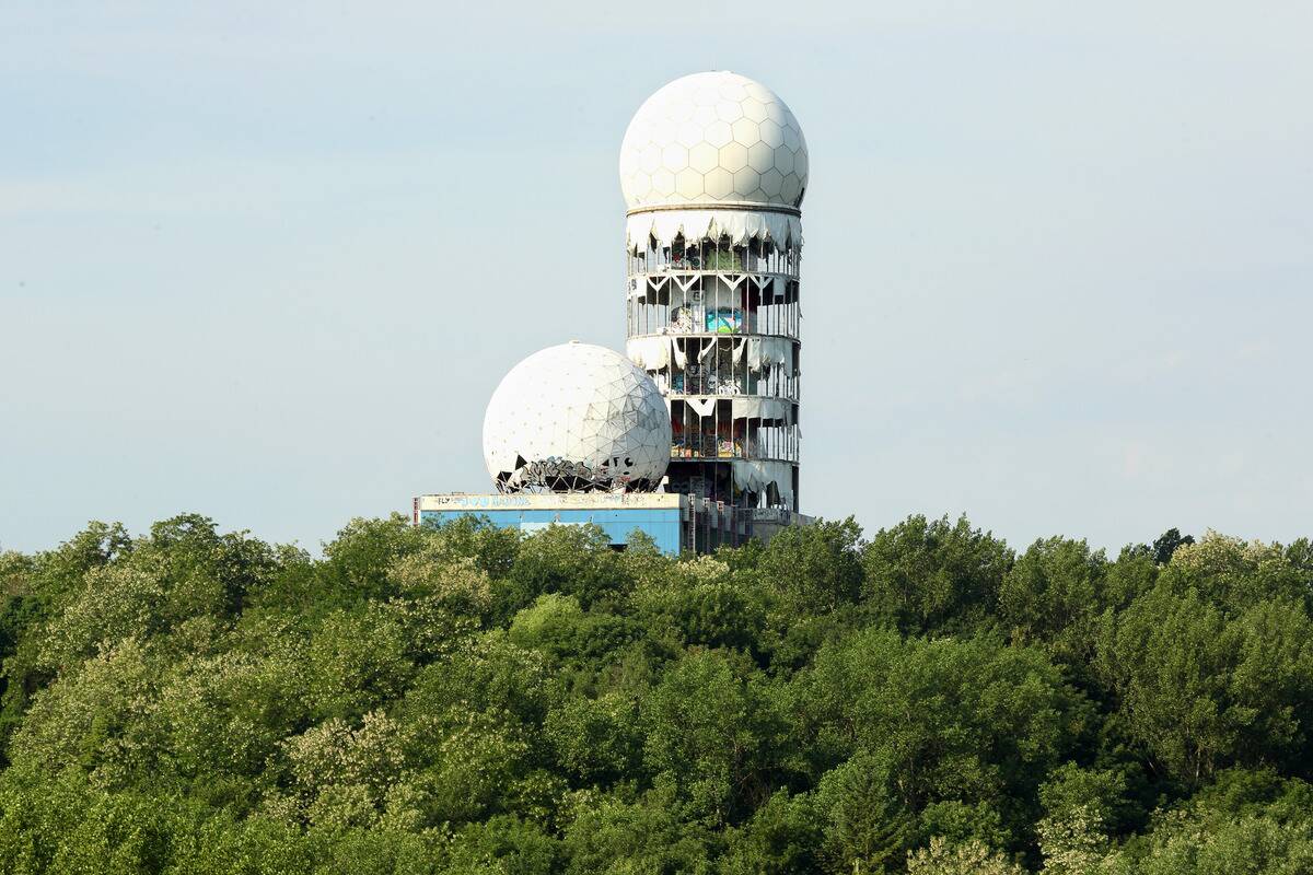 Ehemalige militärische Abhör- und Radarstation der US-Streitkräfte auf dem Teufelsberg