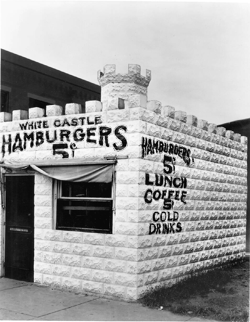 FOOD CENTURY DECADE TWENTIES FAST FOOD WHITE CASTLE HAMBURGERS FAST FOOD BURGER