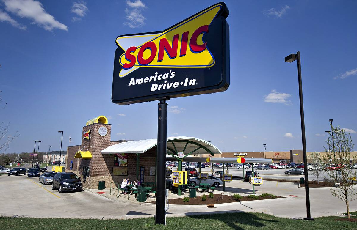 General Views From A Sonic Drive-In Ahead Of Earns Reports