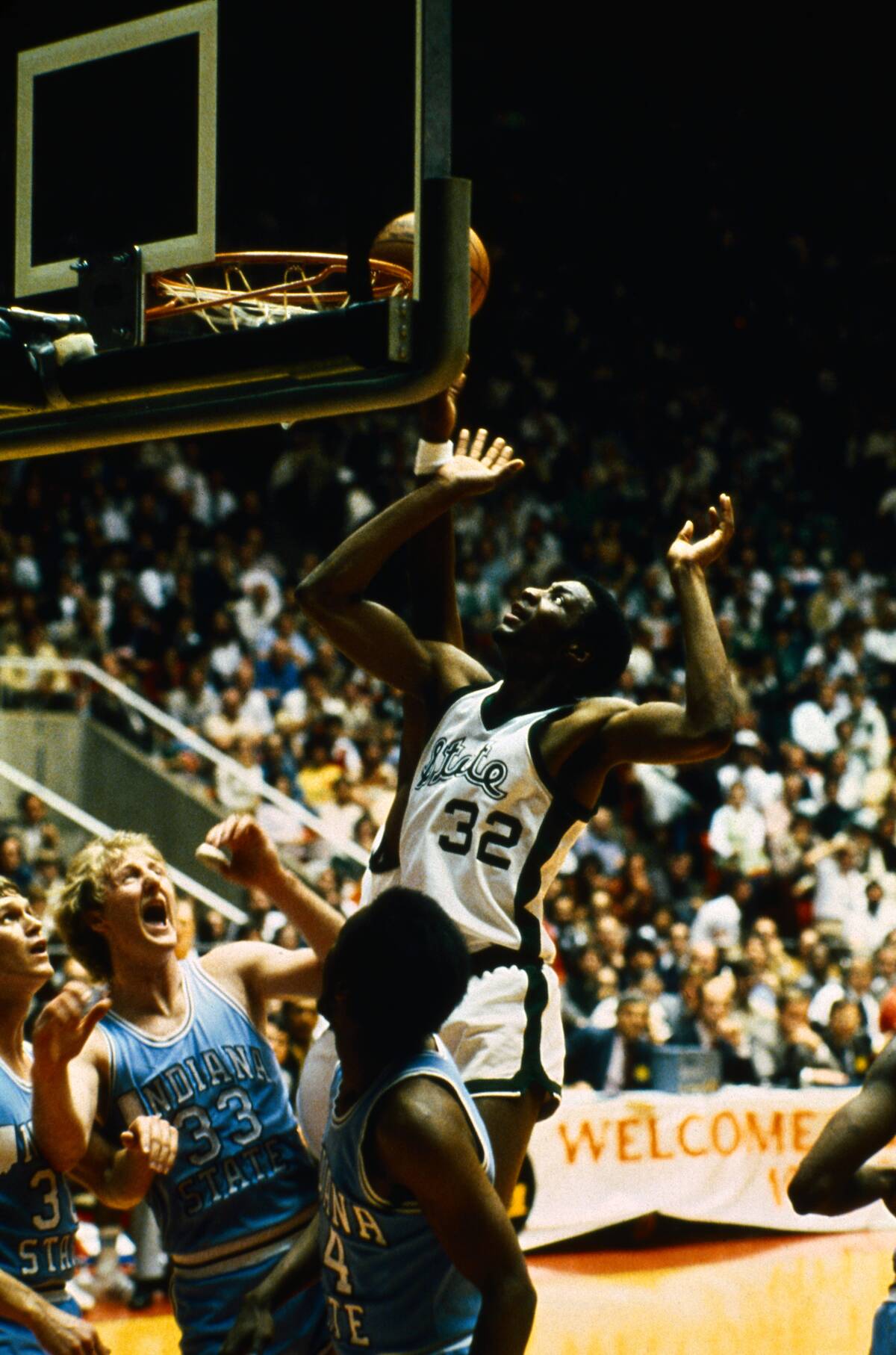 Gregory Kelser in Action under Basket