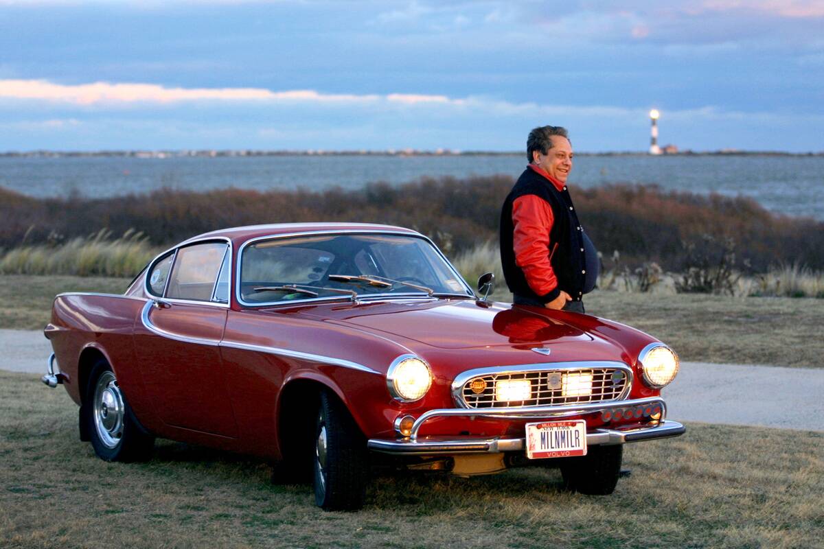 Irv Gordon Stands Next To His 1966 Volvo P1800 In This Undated Photo Gordon Was Honored