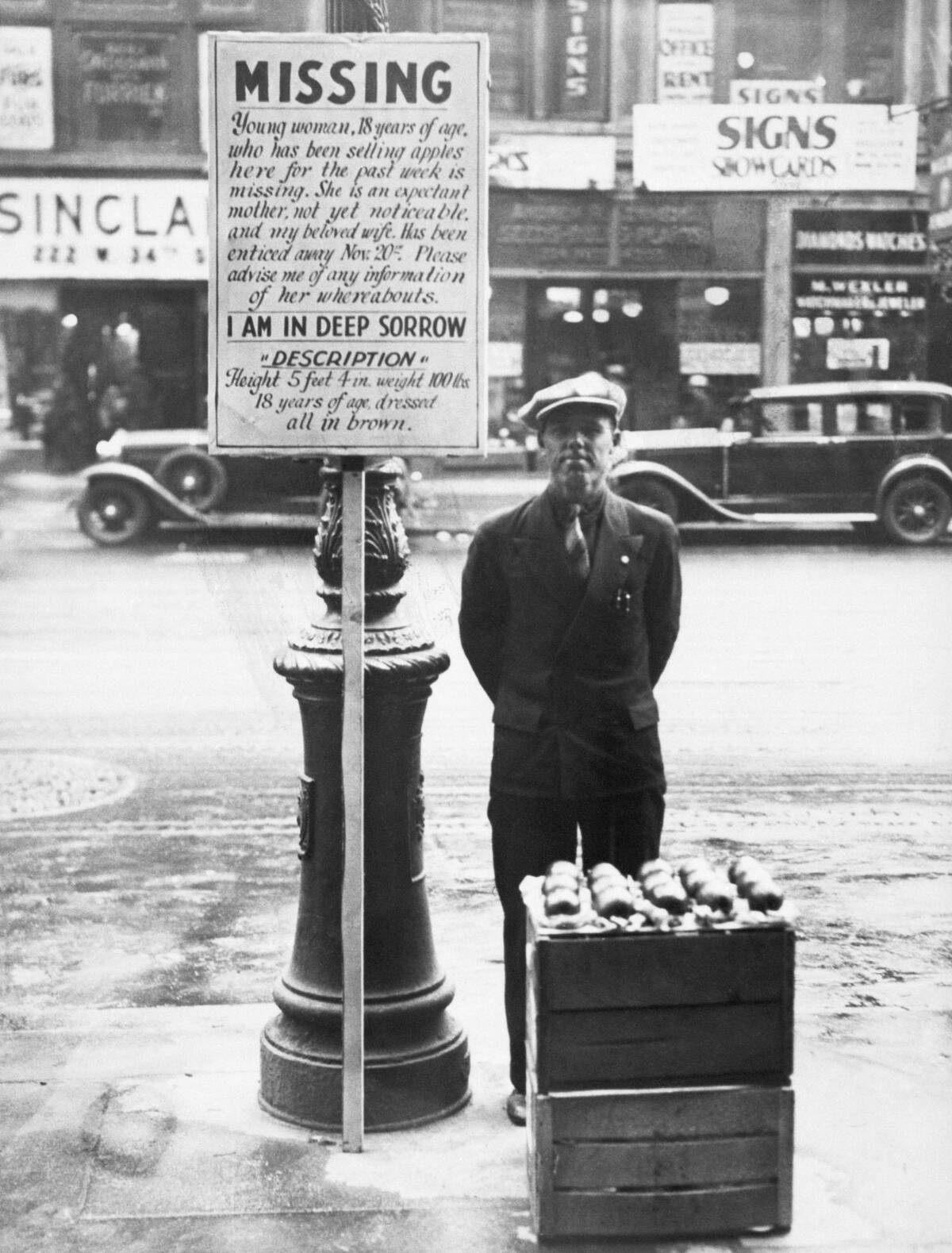 Man Selling Apples on 8th Avenue