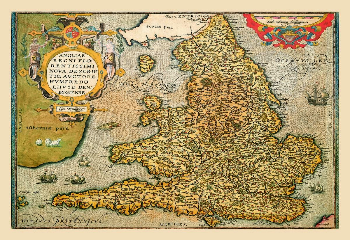 Map of England