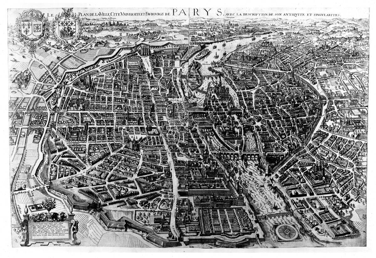 Map of Paris, 17th, France, Personal collection.