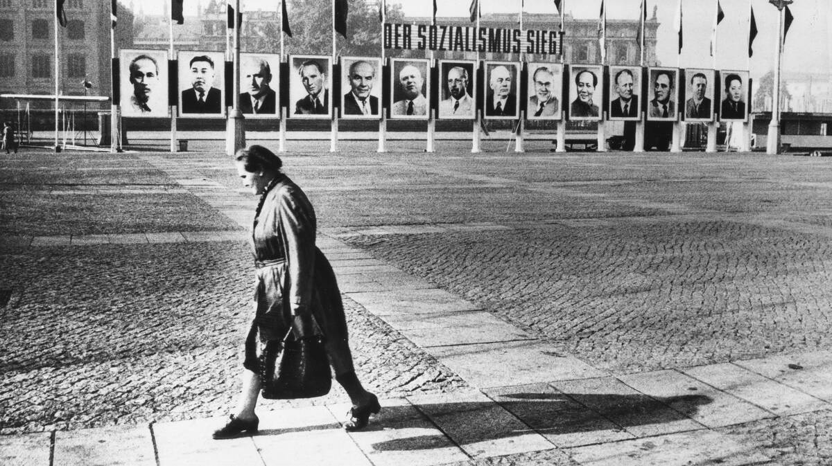 Pedestrian In East Berlin