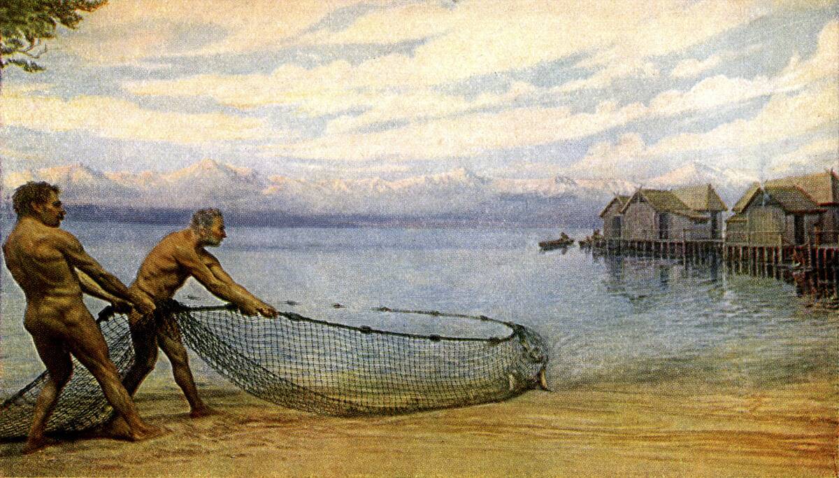 Prehistoric man - lake dwellers